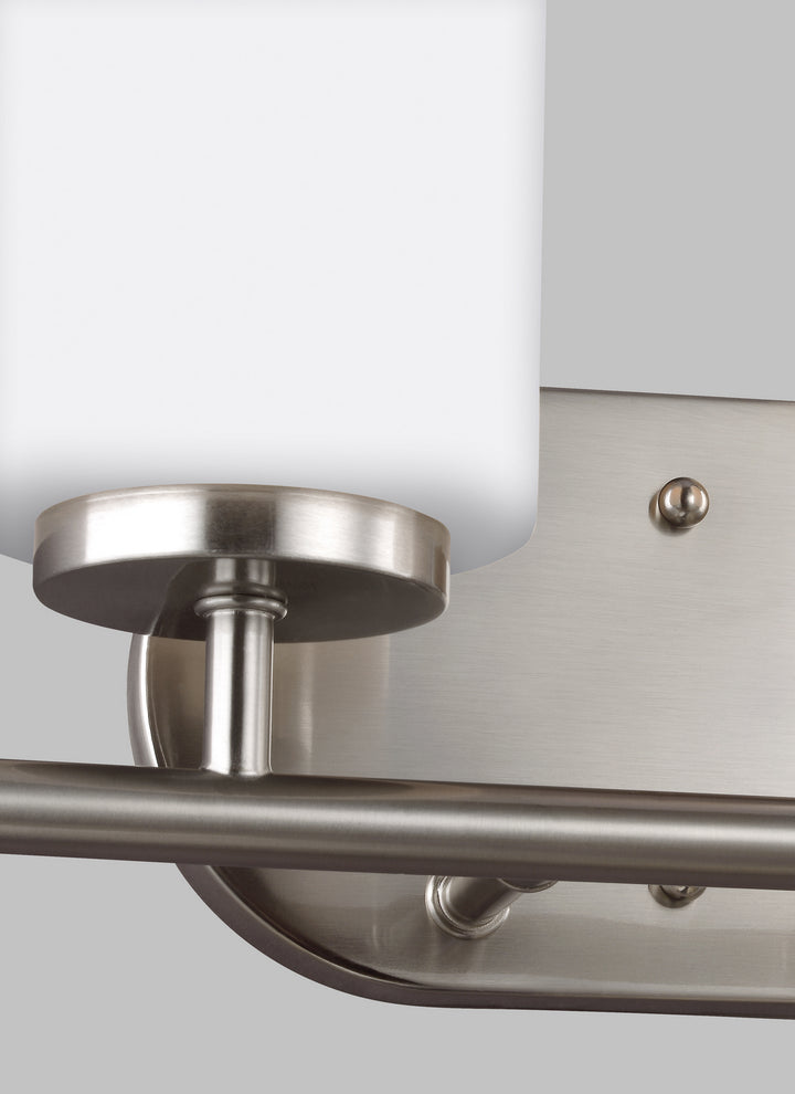 Generation Lighting Canada - 41161-962 - Two Light Wall / Bath - Oslo - Brushed Nickel