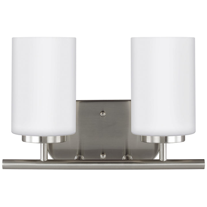 Generation Lighting Canada - 41161EN3-962 - Two Light Wall / Bath - Oslo - Brushed Nickel