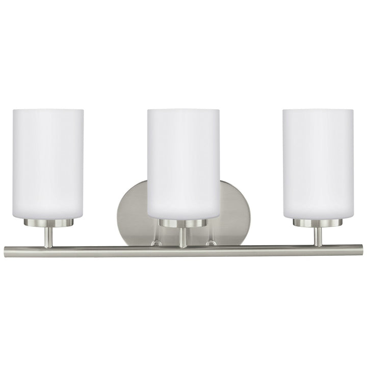 Generation Lighting Canada - 41162EN3-962 - Three Light Wall / Bath - Oslo - Brushed Nickel
