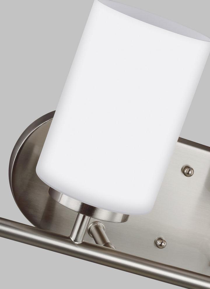 Generation Lighting Canada - 41163-962 - Four Light Wall / Bath - Oslo - Brushed Nickel