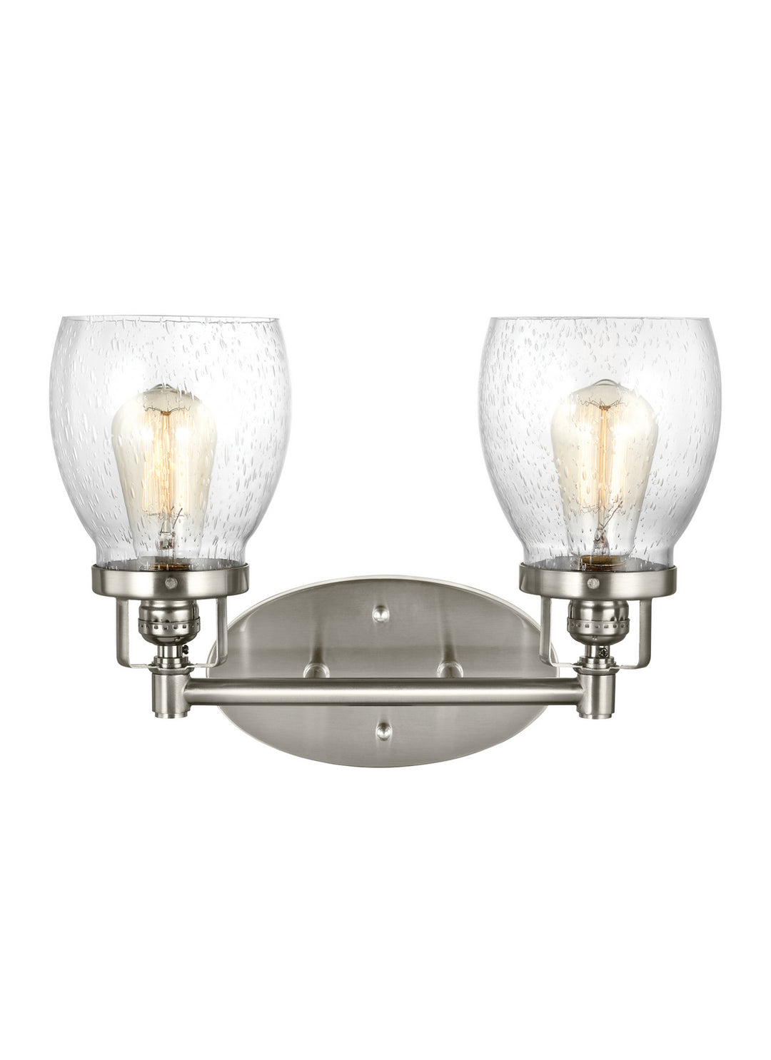 Belton Two Light Wall / Bath in Brushed Nickel - available from The Lighting Shoppe, trusted by Canadian homeowners