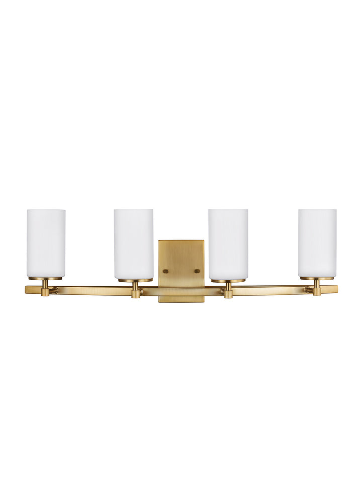 Generation Lighting Canada - 4424604-848 - Four Light Wall / Bath - Alturas - Satin Brass