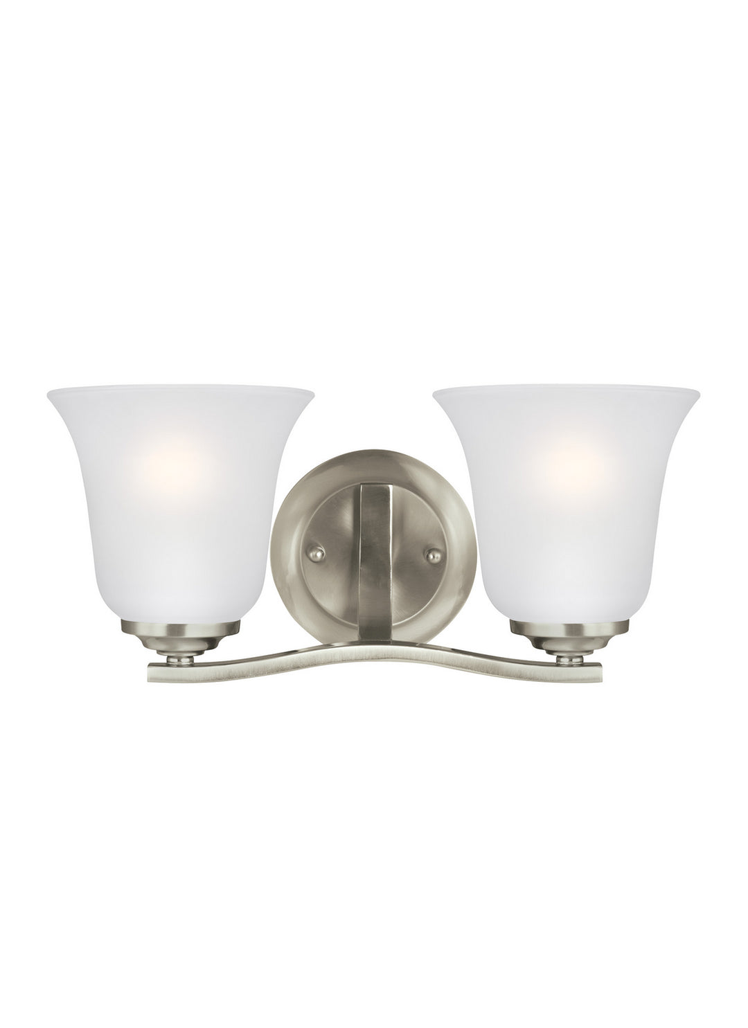 Generation Lighting Canada - 4439002EN3-962 - Two Light Wall / Bath - Emmons - Brushed Nickel