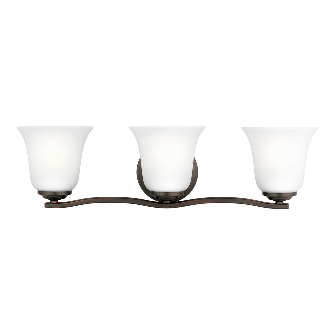 Generation Lighting Canada - 4439003-710 - Three Light Wall / Bath - Emmons - Bronze