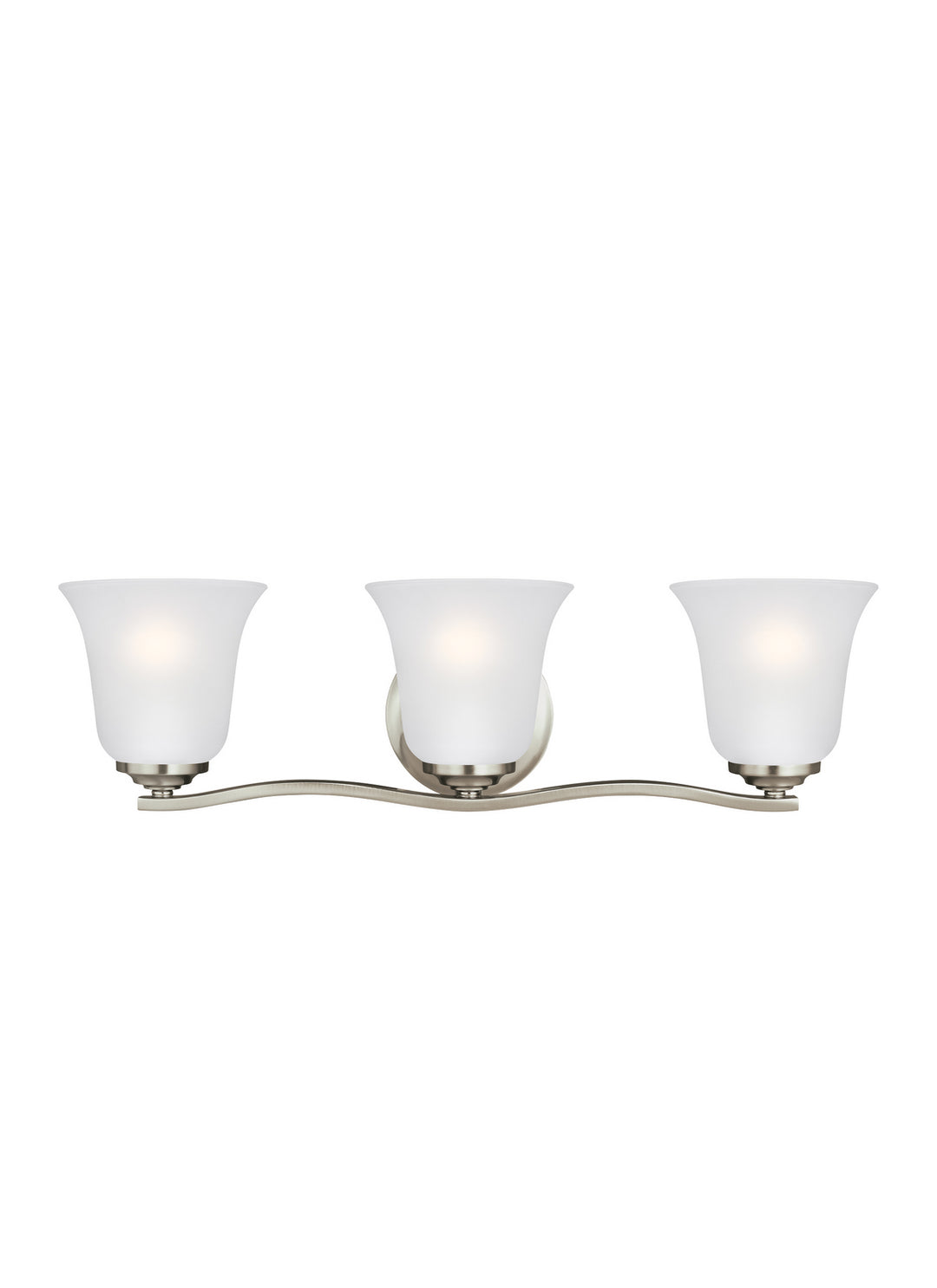 Generation Lighting Canada - 4439003-962 - Three Light Wall / Bath - Emmons - Brushed Nickel