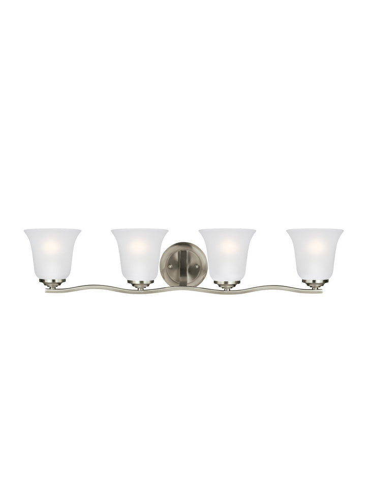 Generation Lighting Canada - 4439004EN3-962 - Four Light Wall / Bath - Emmons - Brushed Nickel