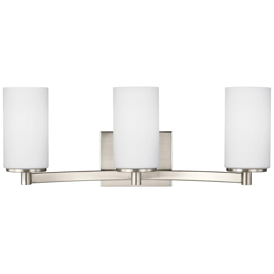 Generation Lighting Canada - 4439103-962 - Three Light Wall / Bath - Hettinger - Brushed Nickel
