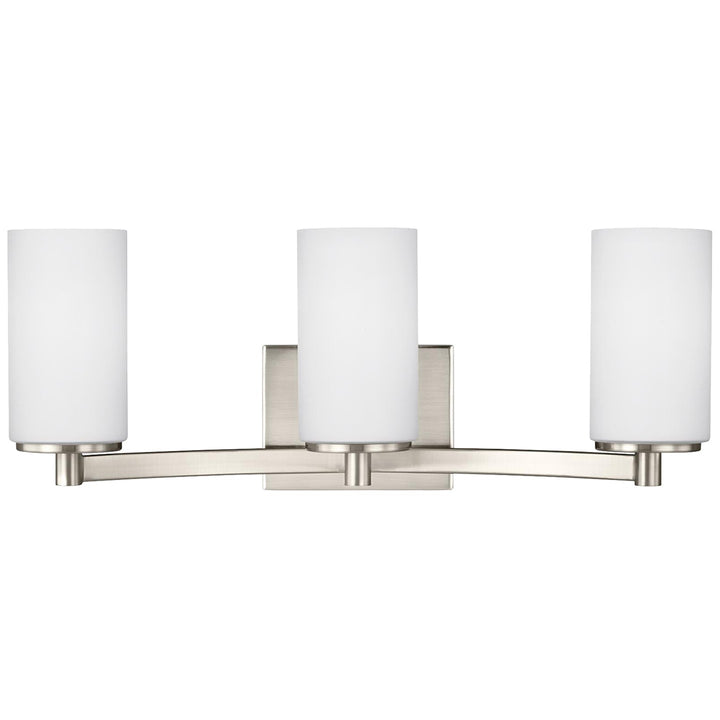 Generation Lighting Canada - 4439103EN3-962 - Three Light Wall / Bath - Hettinger - Brushed Nickel