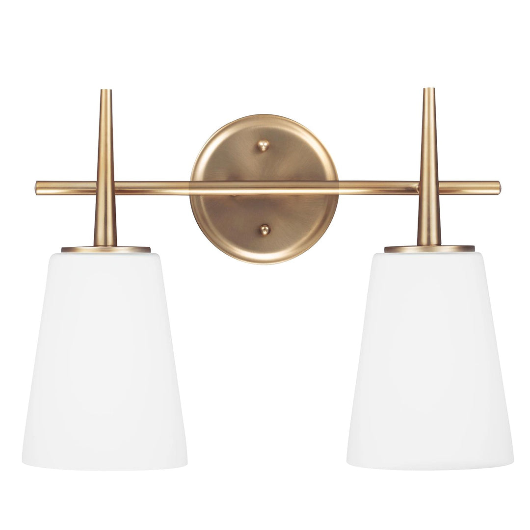 Generation Lighting Canada - 4440402EN3-848 - Two Light Wall / Bath - Driscoll - Satin Brass