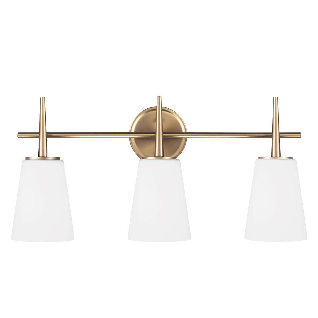 Generation Lighting Canada - 4440403EN3-848 - Three Light Wall / Bath - Driscoll - Satin Brass