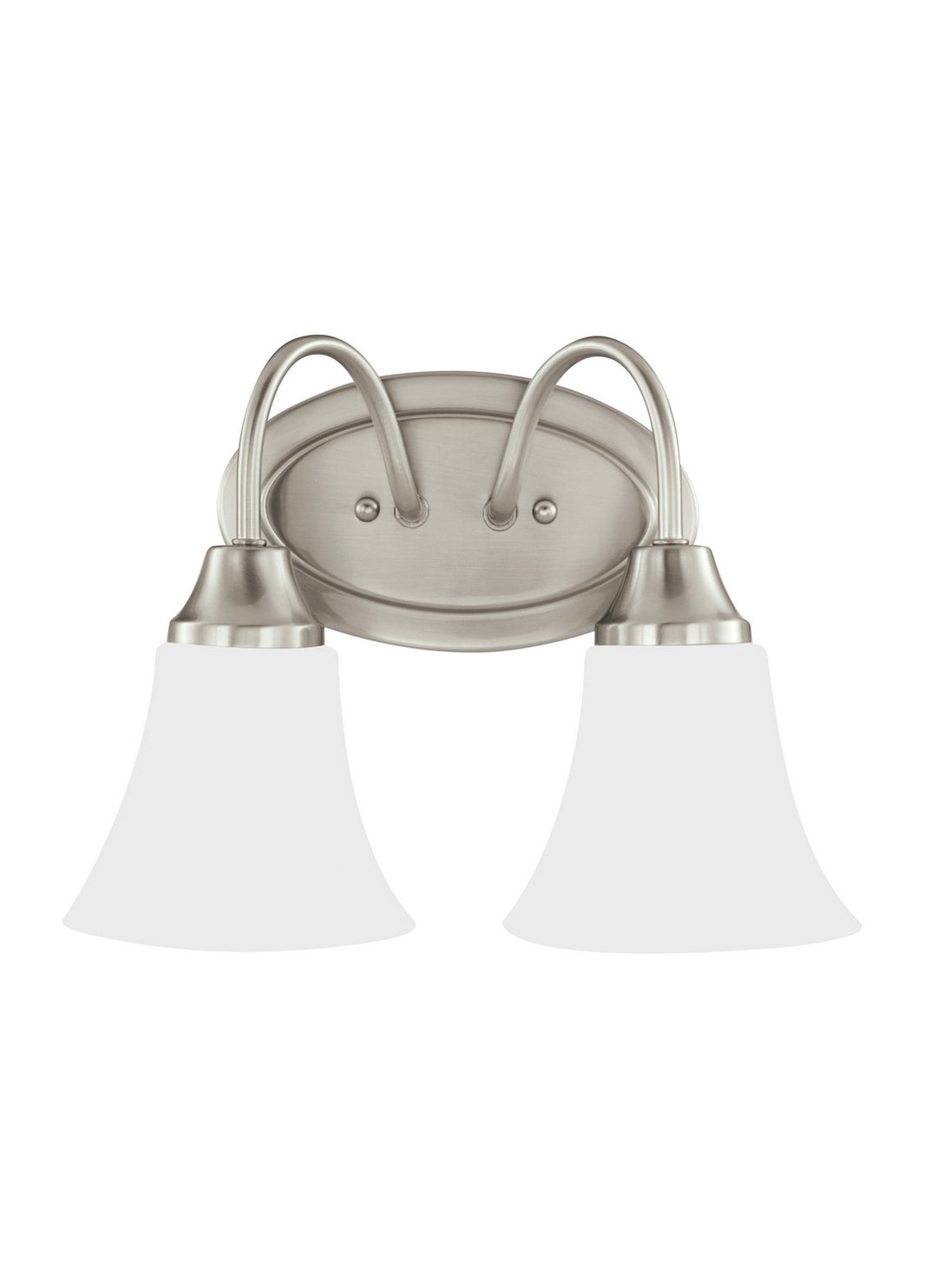 Generation Lighting Canada - 44806EN3-962 - Two Light Wall / Bath - Holman - Brushed Nickel