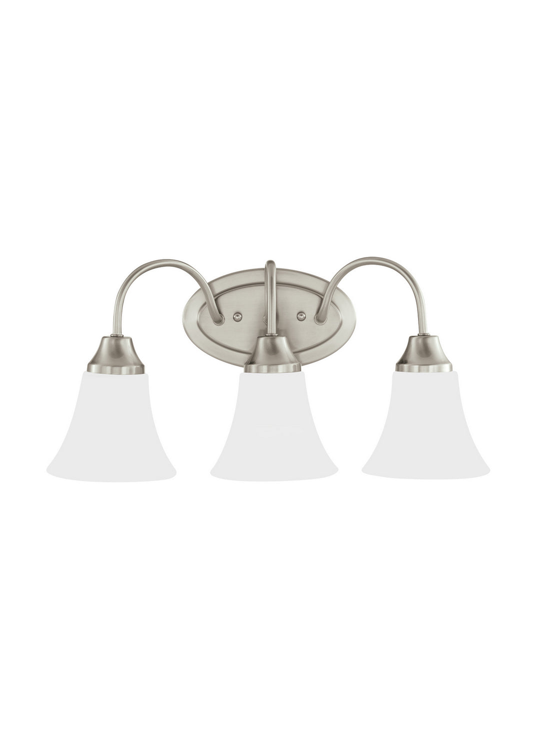 Generation Lighting Canada - 44807EN3-962 - Three Light Wall / Bath - Holman - Brushed Nickel