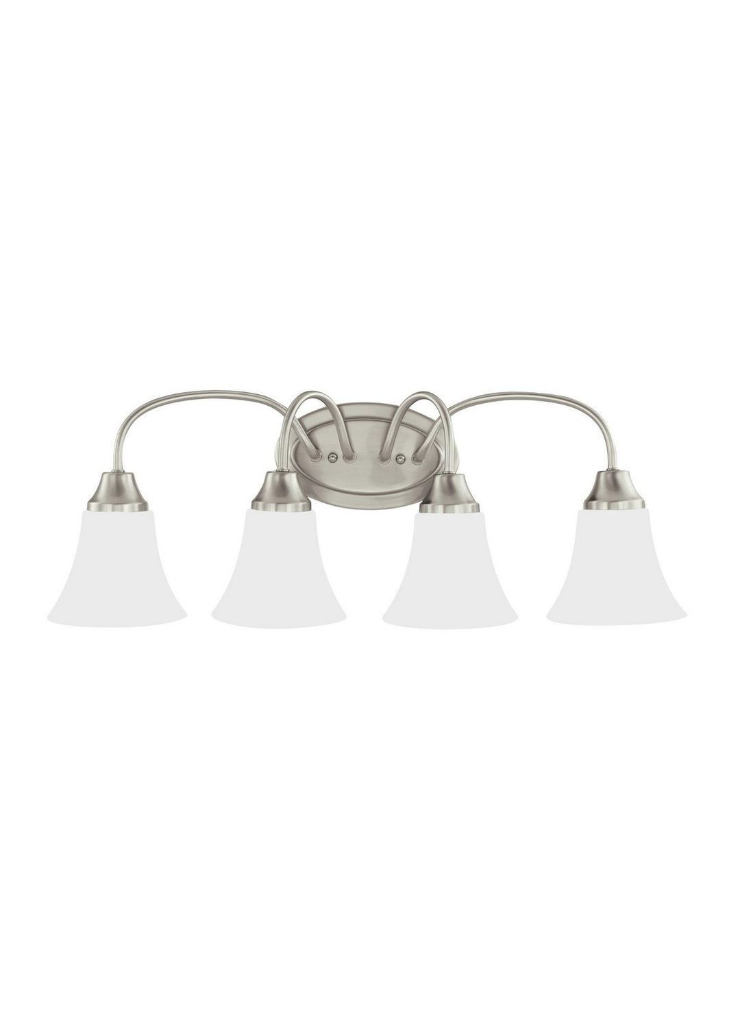 Holman Four Light Wall / Bath in Brushed Nickel - available from The Lighting Shoppe, trusted by Canadian homeowners