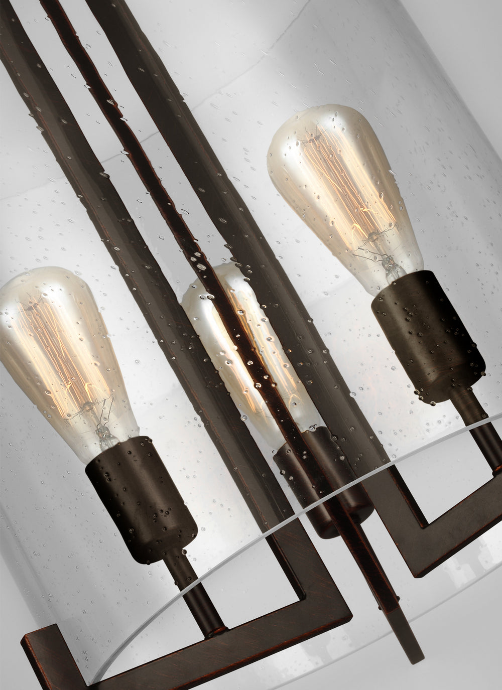 Generation Lighting Canada - 5126003-710 - Three Light Hall / Foyer Pendant - Dawes - Bronze