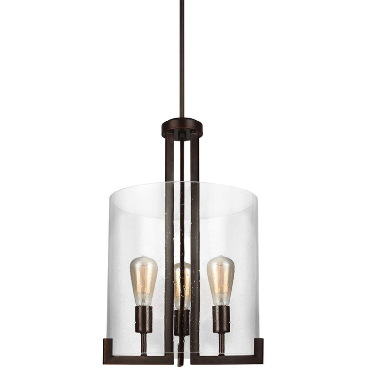 Generation Lighting Canada - 5126003-710 - Three Light Hall / Foyer Pendant - Dawes - Bronze