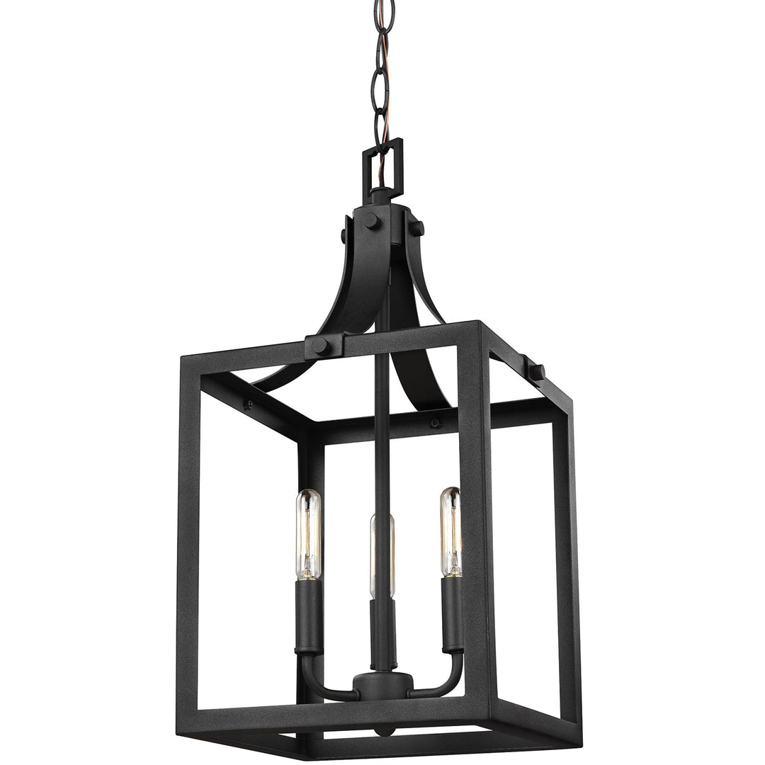 Generation Lighting Canada - 5140603-12 - Three Light Hall / Foyer Pendant - Labette - Black