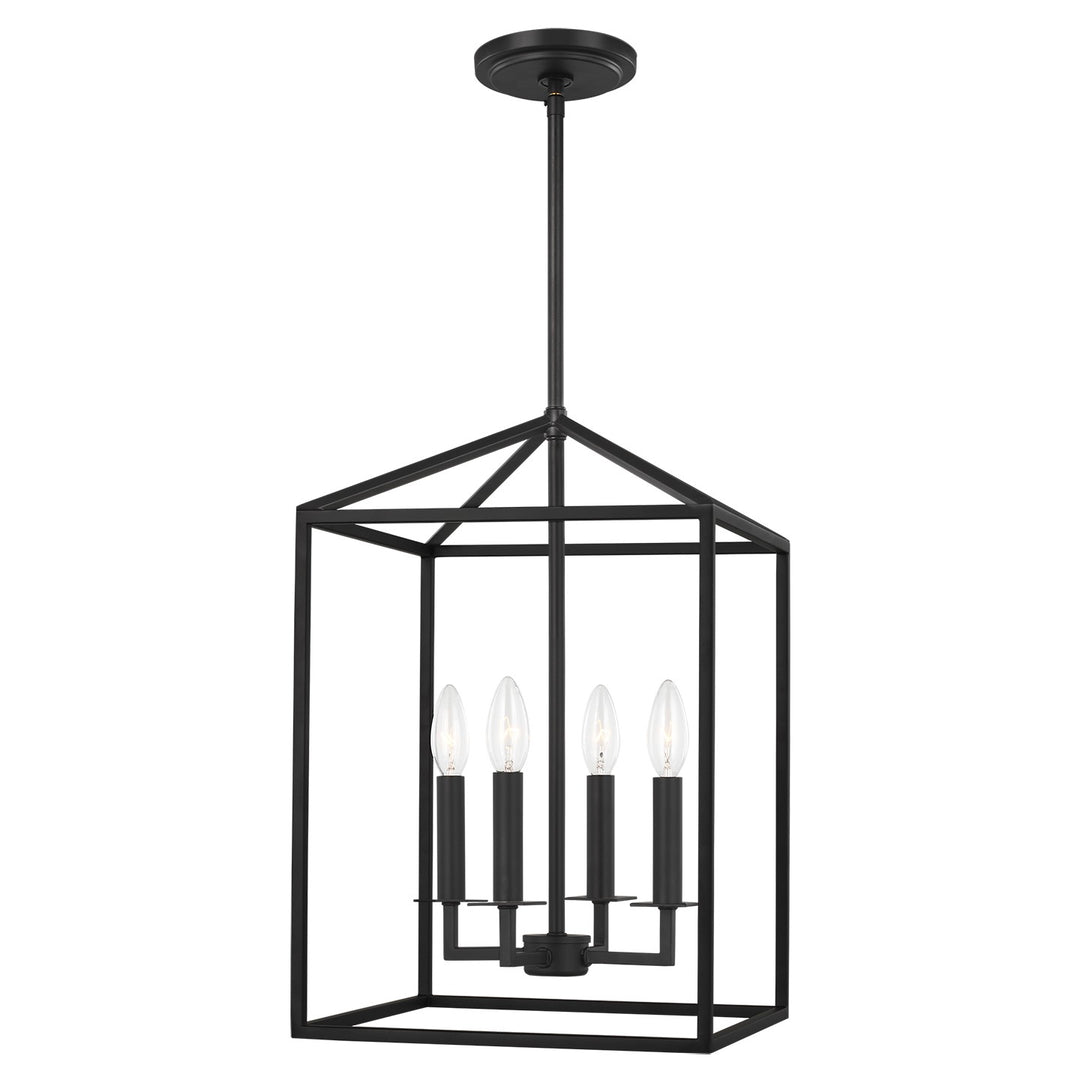 Generation Lighting Canada - 5215004EN-112 - Four Light Hall / Foyer - Perryton - Midnight Black