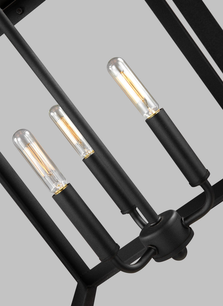 Generation Lighting Canada - 5240603-12 - Three Light Hall / Foyer Pendant - Labette - Black