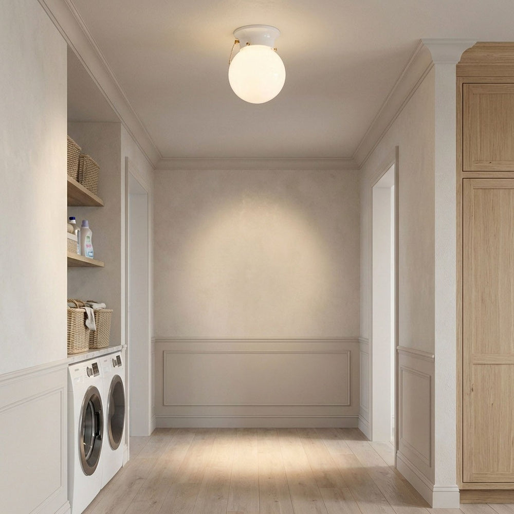 Generation Lighting Canada - 5367PCEN3-15 - One Light Flush Mount - Tomkin - White