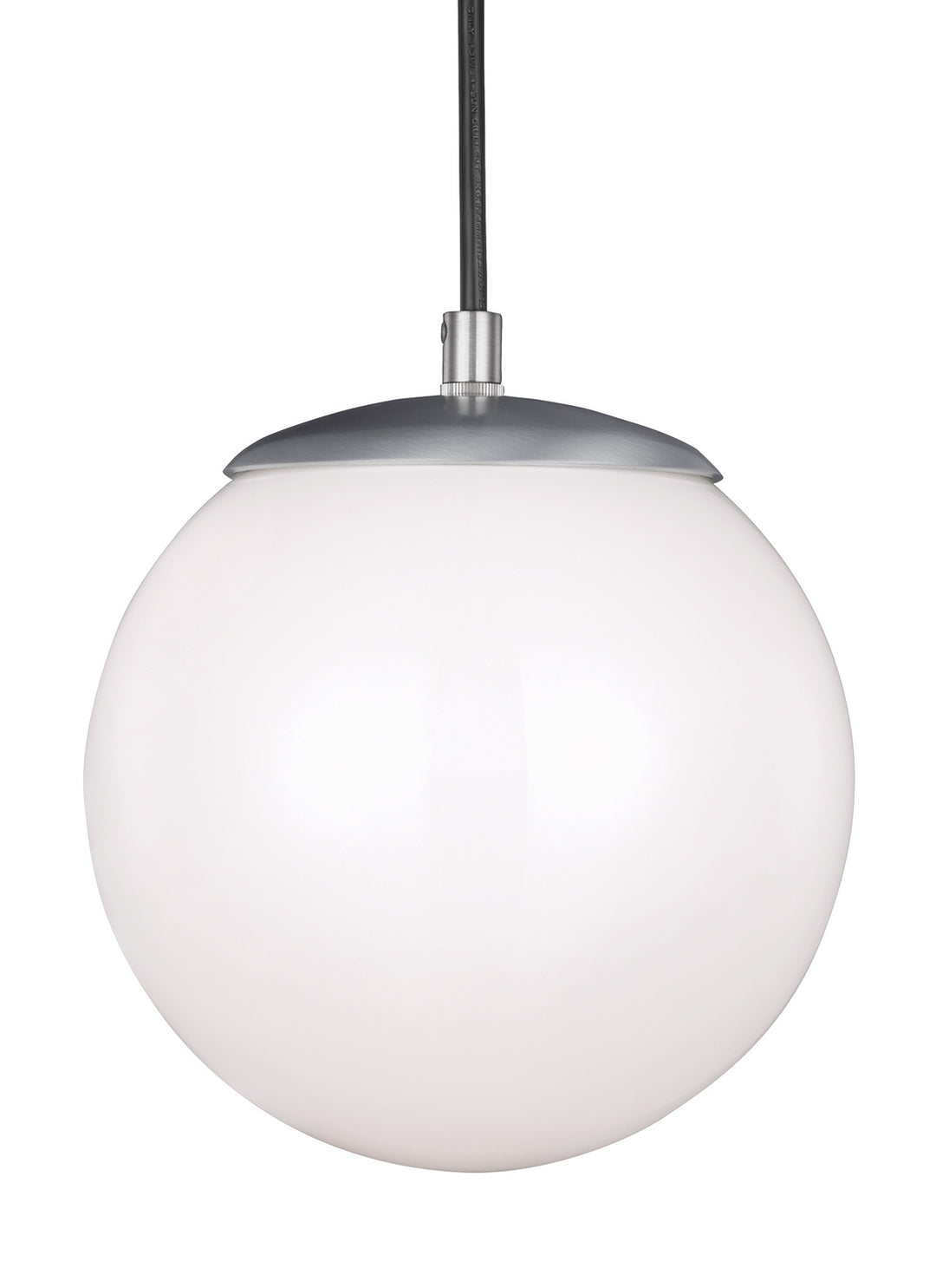 Visual Comfort Studio Canada - 6018-04 - One Light Pendant - Leo - Hanging Globe - Satin Aluminum