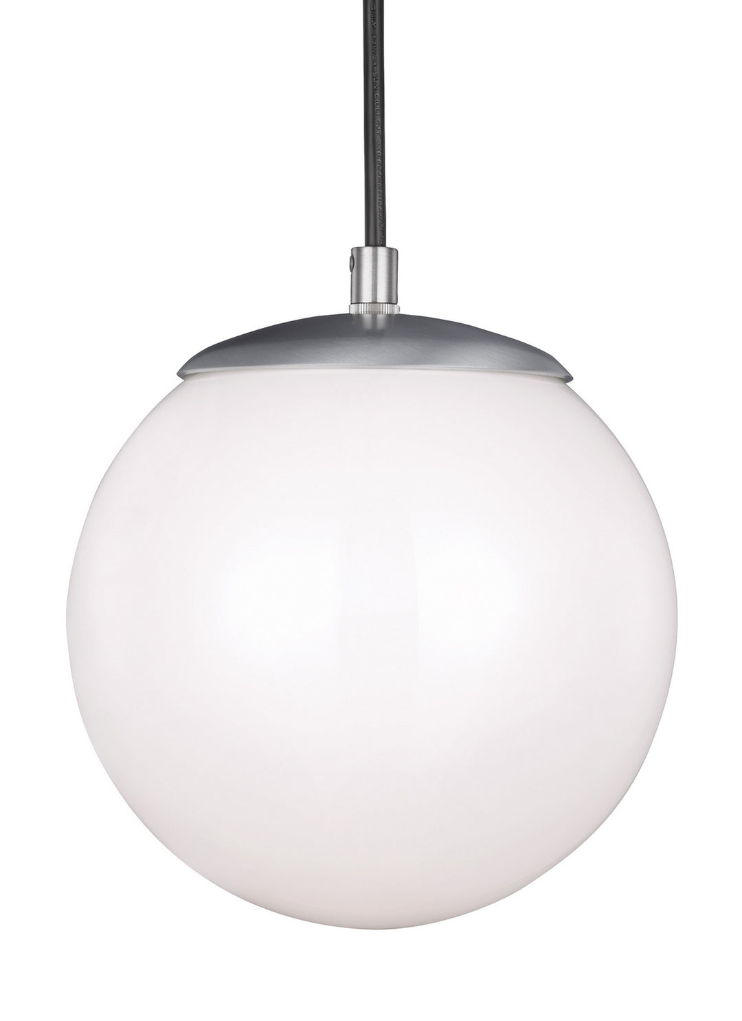 Visual Comfort Studio Canada - 6018EN3-04 - One Light Pendant - Leo - Hanging Globe - Satin Aluminum
