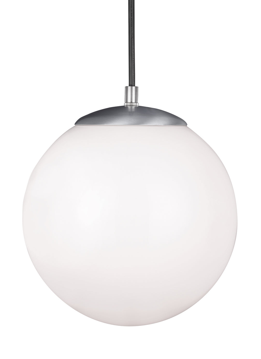 Visual Comfort Studio Canada - 6020-04 - One Light Pendant - Leo - Hanging Globe - Satin Aluminum
