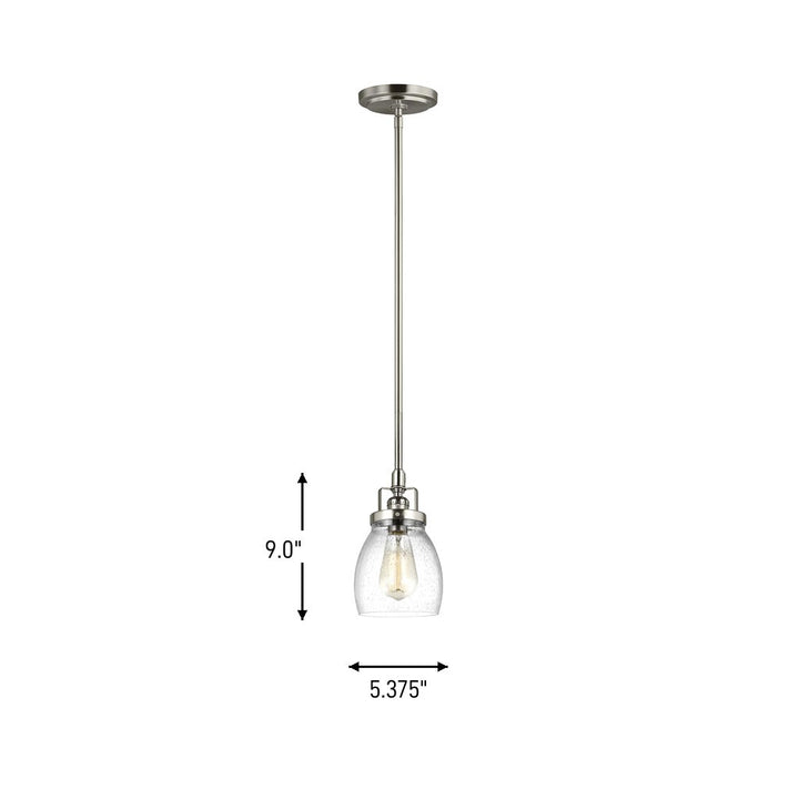 Generation Lighting Canada - 6114501-962 - One Light Mini-Pendant - Belton - Brushed Nickel