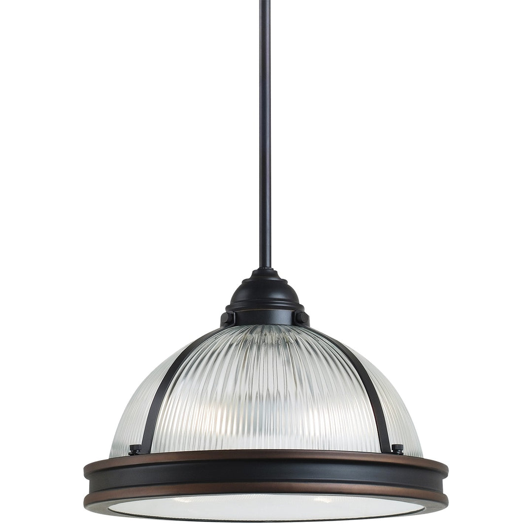 Generation Lighting Canada - 65061EN3-715 - Two Light Pendant - Pratt Street Prismatic - Autumn Bronze
