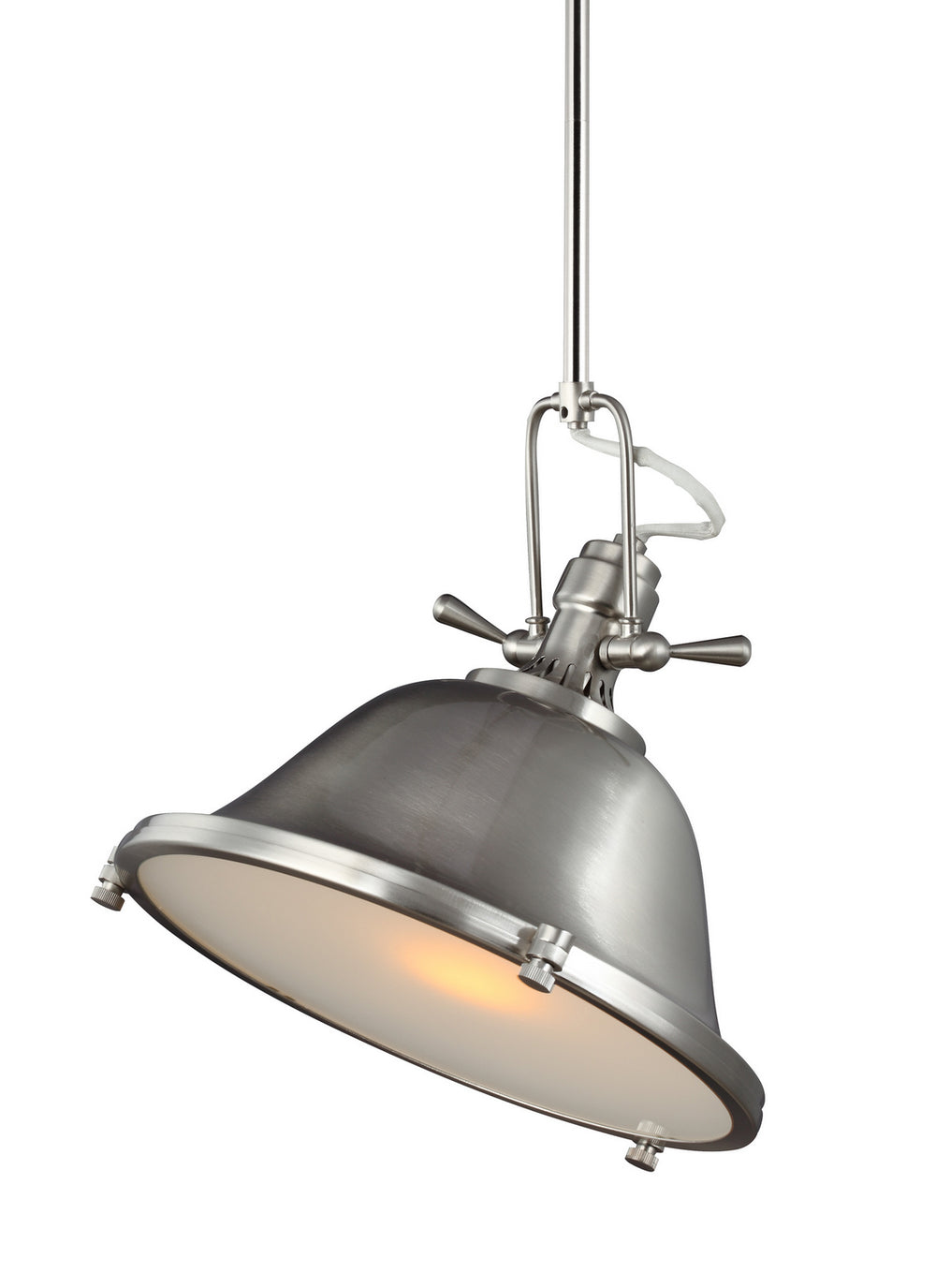 Generation Lighting Canada - 6514401EN3-962 - One Light Pendant - Stone Street - Brushed Nickel