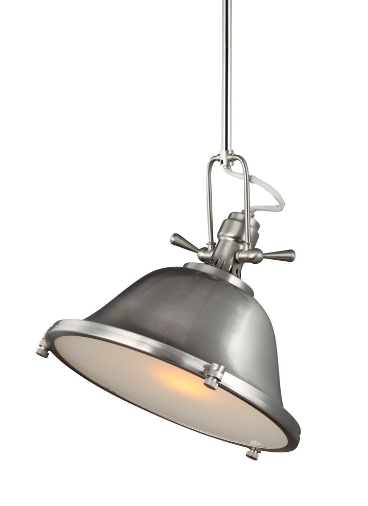 Generation Lighting Canada - 6514401EN3-962 - One Light Pendant - Stone Street - Brushed Nickel