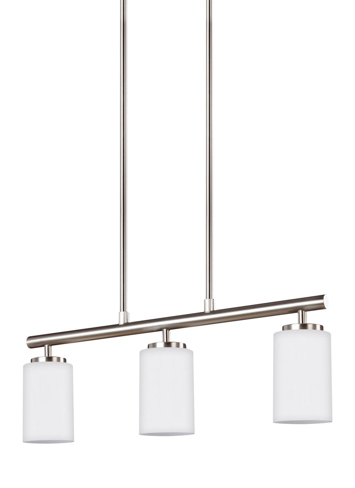 Generation Lighting Canada - 66160-962 - Three Light Island Pendant - Oslo - Brushed Nickel