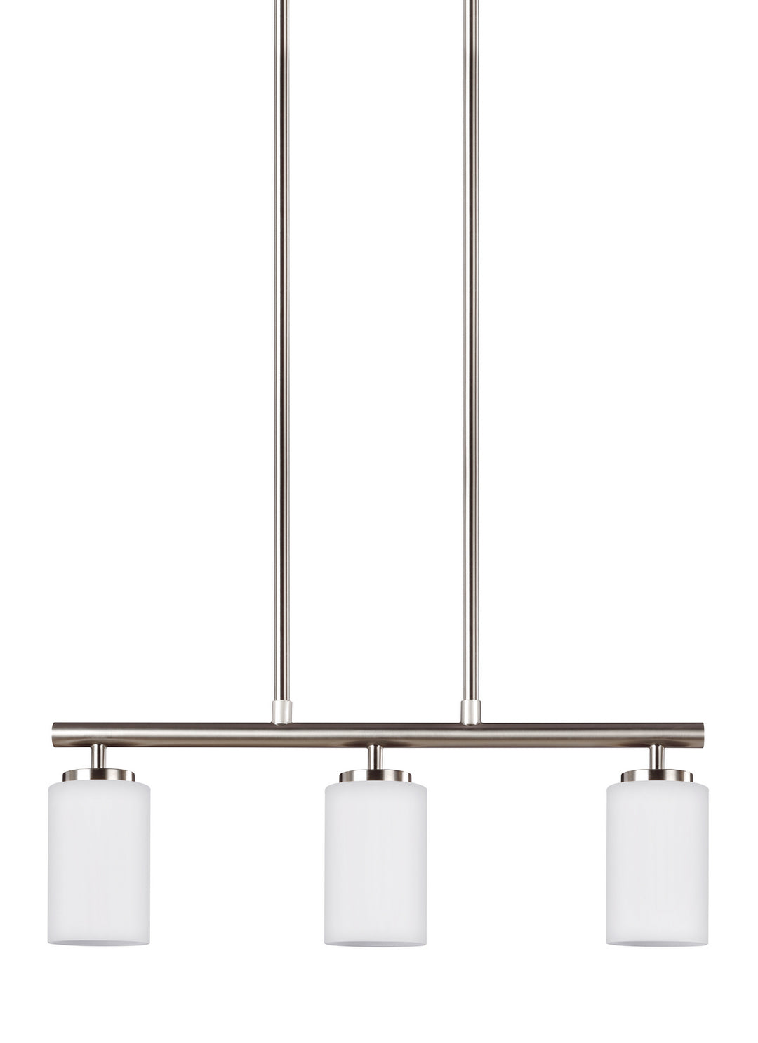 Generation Lighting Canada - 66160-962 - Three Light Island Pendant - Oslo - Brushed Nickel
