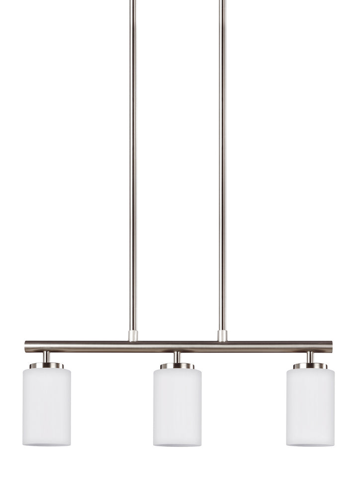 Generation Lighting Canada - 66160-962 - Three Light Island Pendant - Oslo - Brushed Nickel