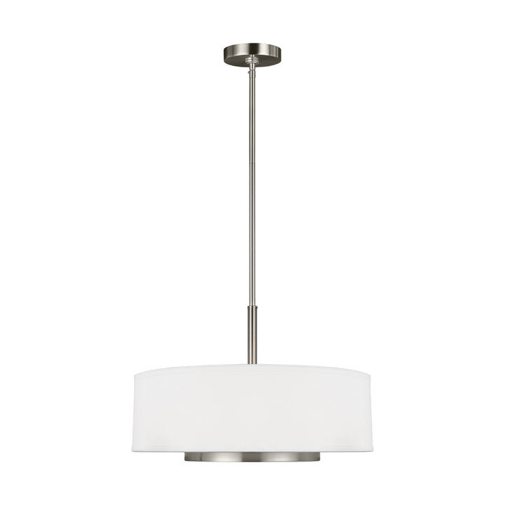 Generation Lighting Canada - 6628003EN3-962 - Three Light Pendant - Nance - Brushed Nickel