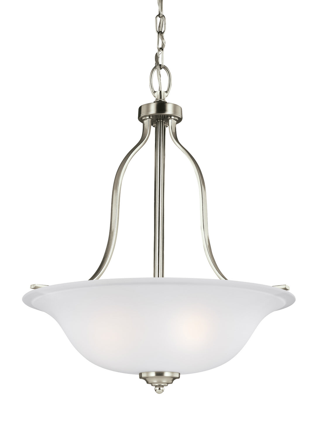Generation Lighting Canada - 6639003-962 - Three Light Pendant - Emmons - Brushed Nickel