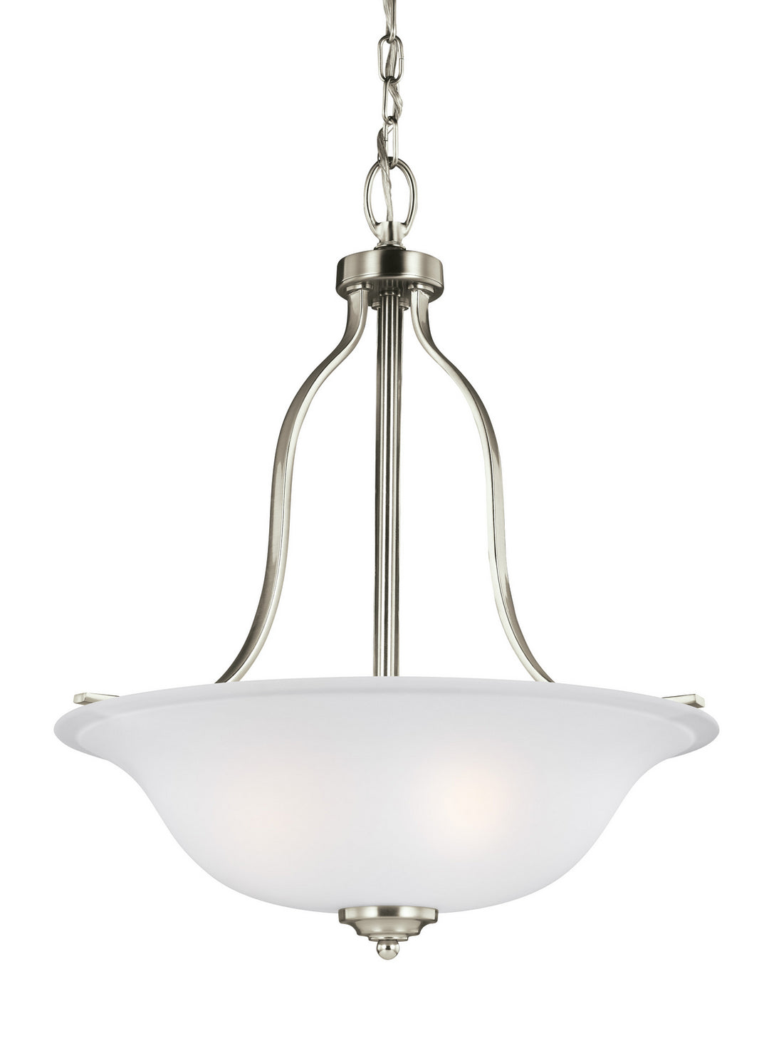 Generation Lighting Canada - 6639003EN3-962 - Three Light Pendant - Emmons - Brushed Nickel