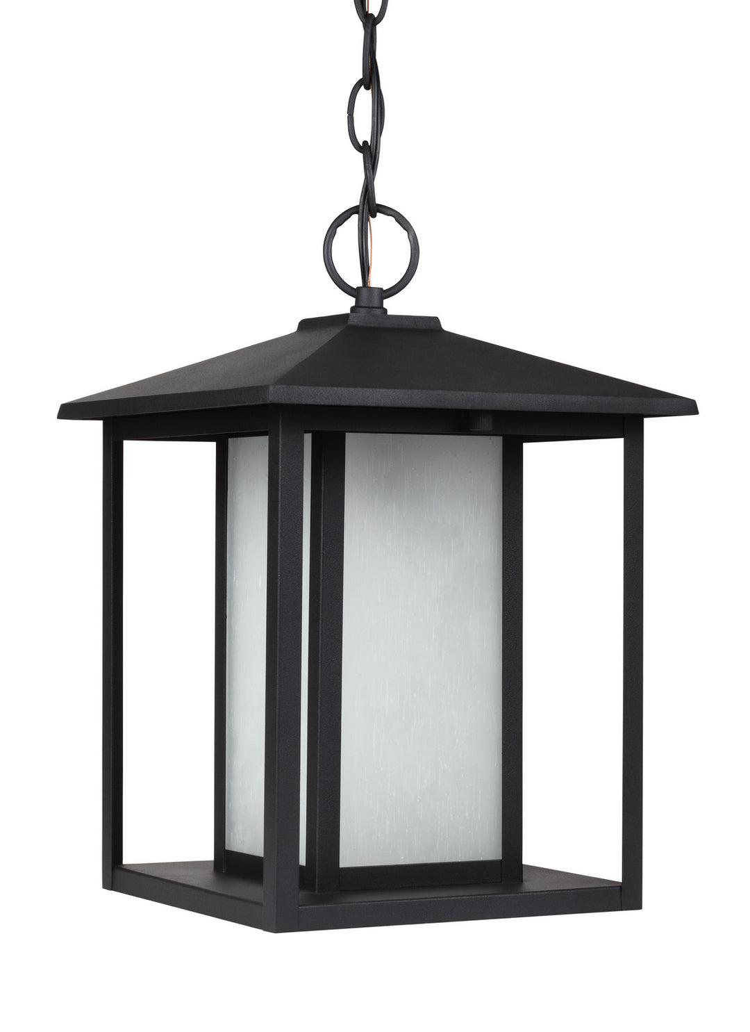 Hunnington One Light Outdoor Pendant in Black - available from The Lighting Shoppe, trusted by Canadian homeowners
