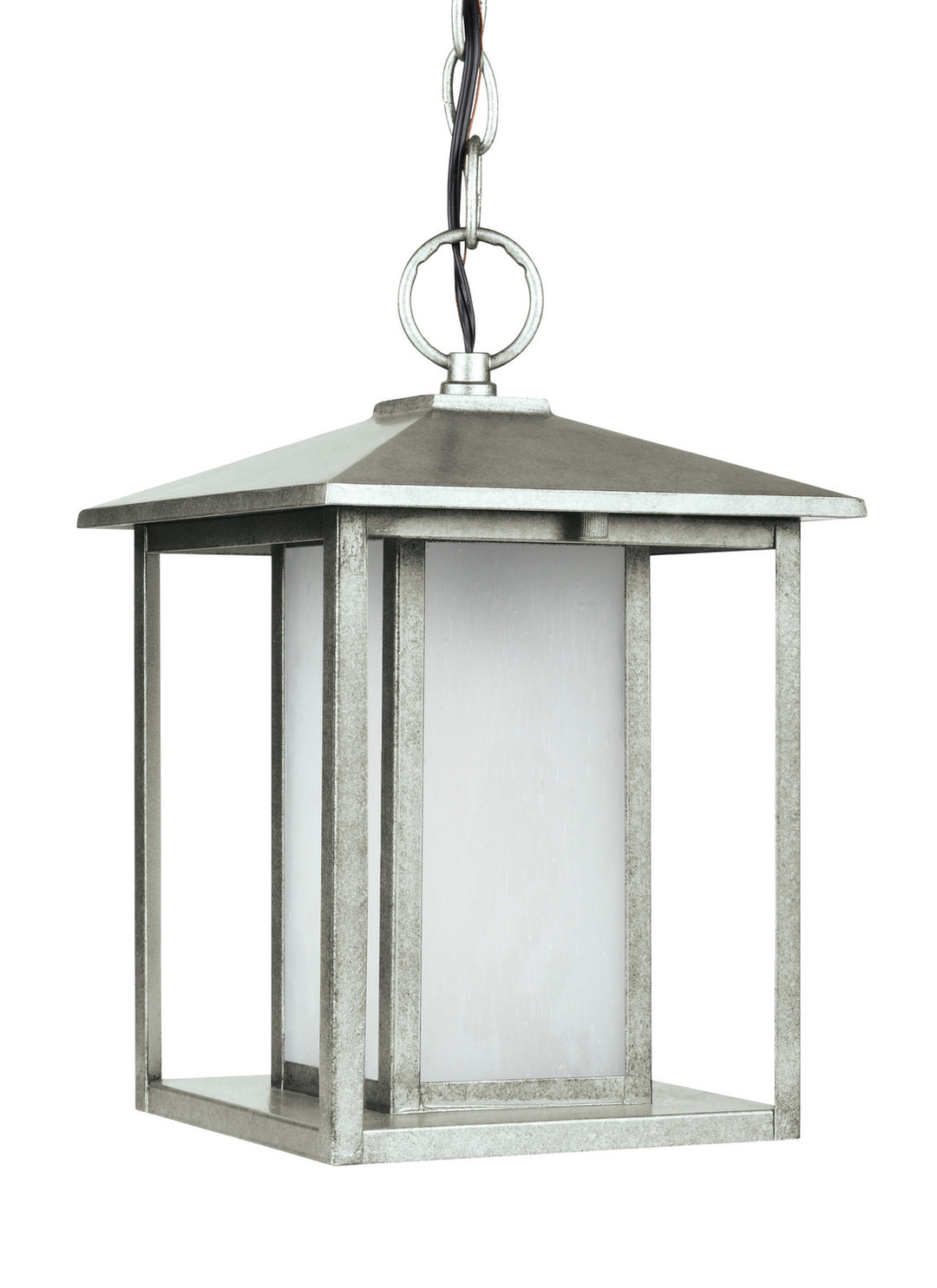 Hunnington One Light Outdoor Pendant in Weathered Pewter - available from The Lighting Shoppe, trusted by Canadian homeowners