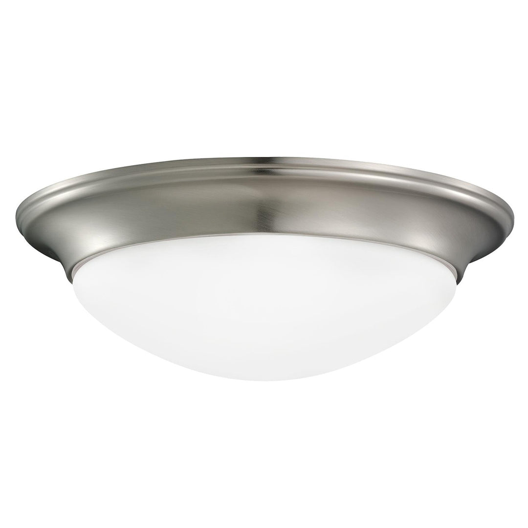 Generation Lighting Canada - 75436EN3-962 - Three Light Flush Mount - Nash - Brushed Nickel