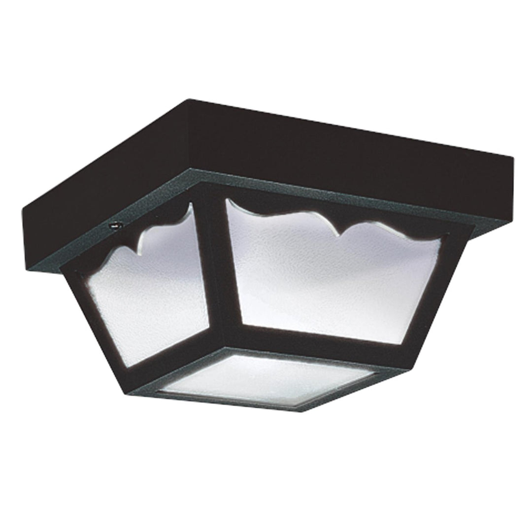 Generation Lighting Canada - 7567EN3-32 - One Light Outdoor Flush Mount - Outdoor Ceiling - Black