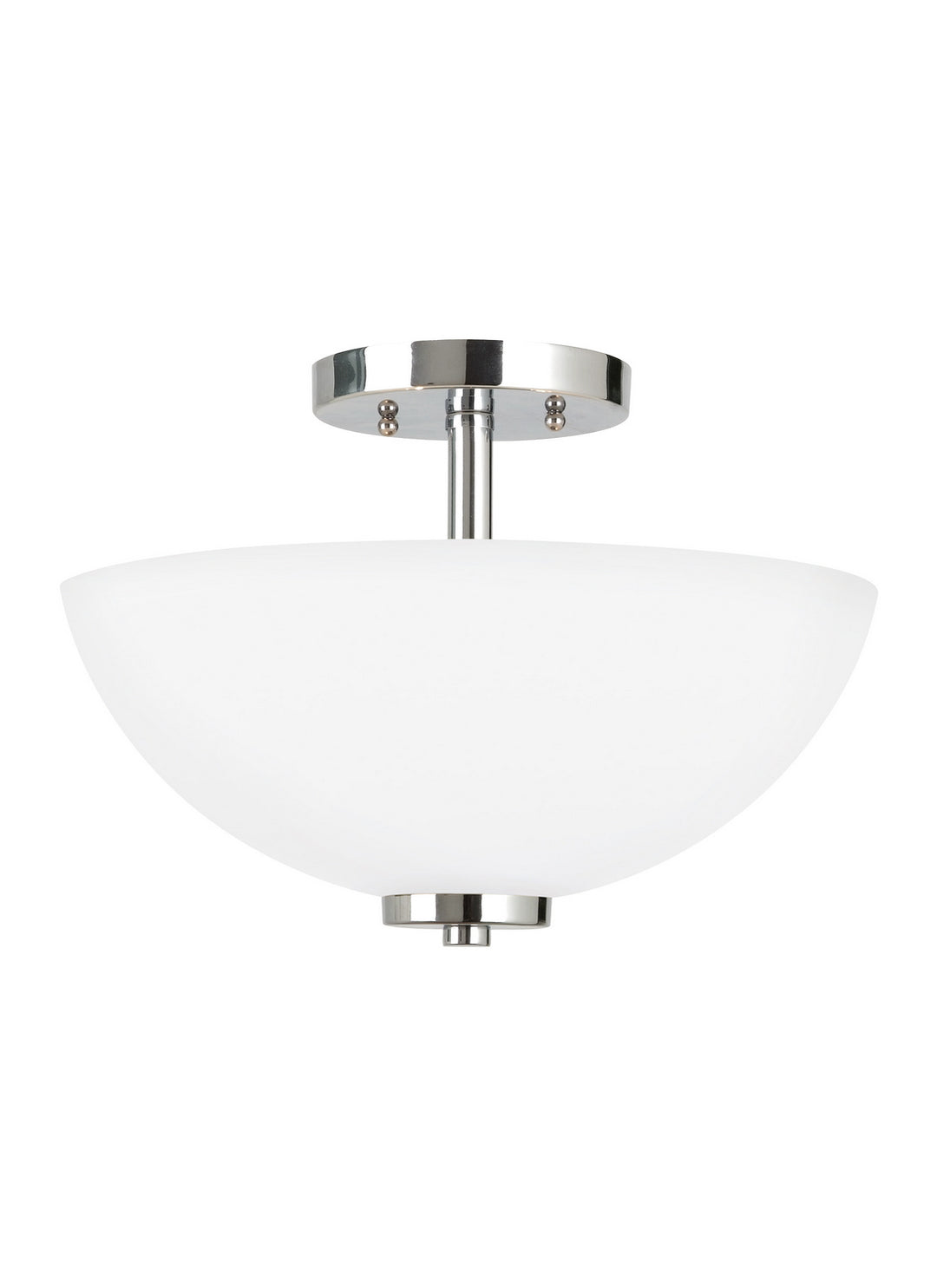 Generation Lighting Canada - 77160EN3-05 - Two Light Semi-Flush Convertible Pendant - Oslo - Chrome