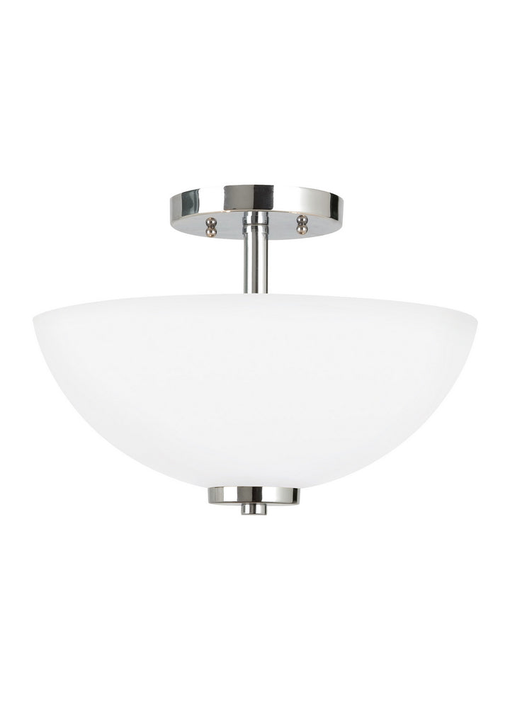 Generation Lighting Canada - 77160EN3-05 - Two Light Semi-Flush Convertible Pendant - Oslo - Chrome