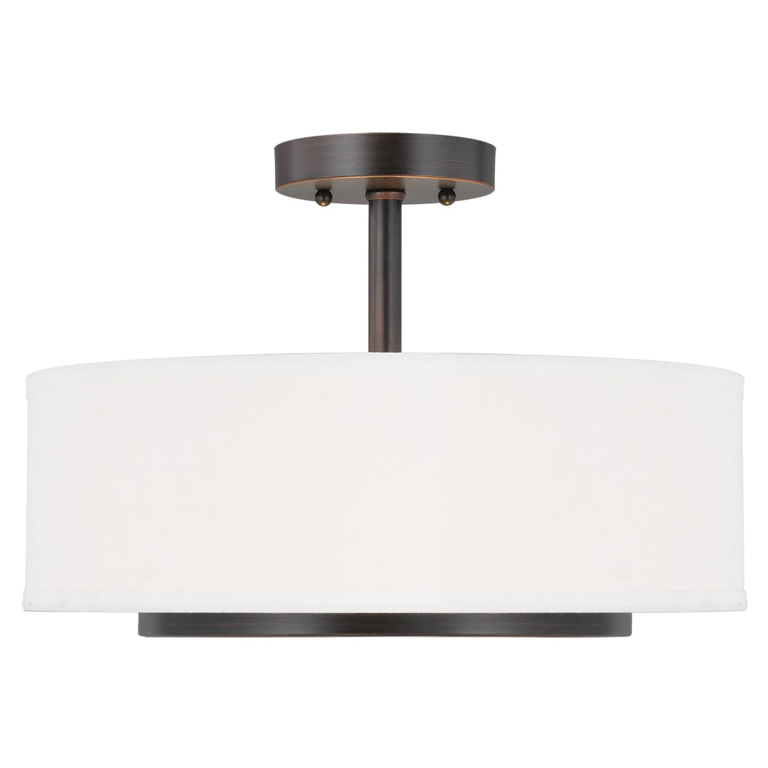 Generation Lighting Canada - 7728002-710 - Two Light Semi-Flush Convertible Pendant - Nance - Bronze