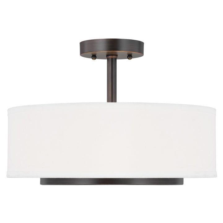 Generation Lighting Canada - 7728002EN3-710 - Two Light Semi-Flush Convertible Pendant - Nance - Bronze