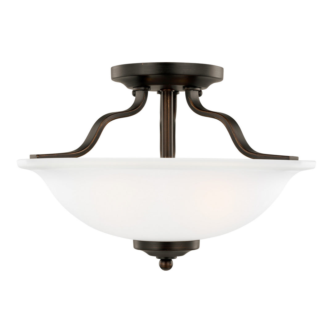 Generation Lighting Canada - 7739002-710 - Two Light Semi-Flush Mount - Emmons - Bronze