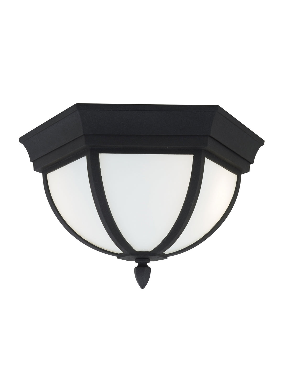 Generation Lighting Canada - 79136-12 - Two Light Outdoor Flush Mount - Wynfield - Black