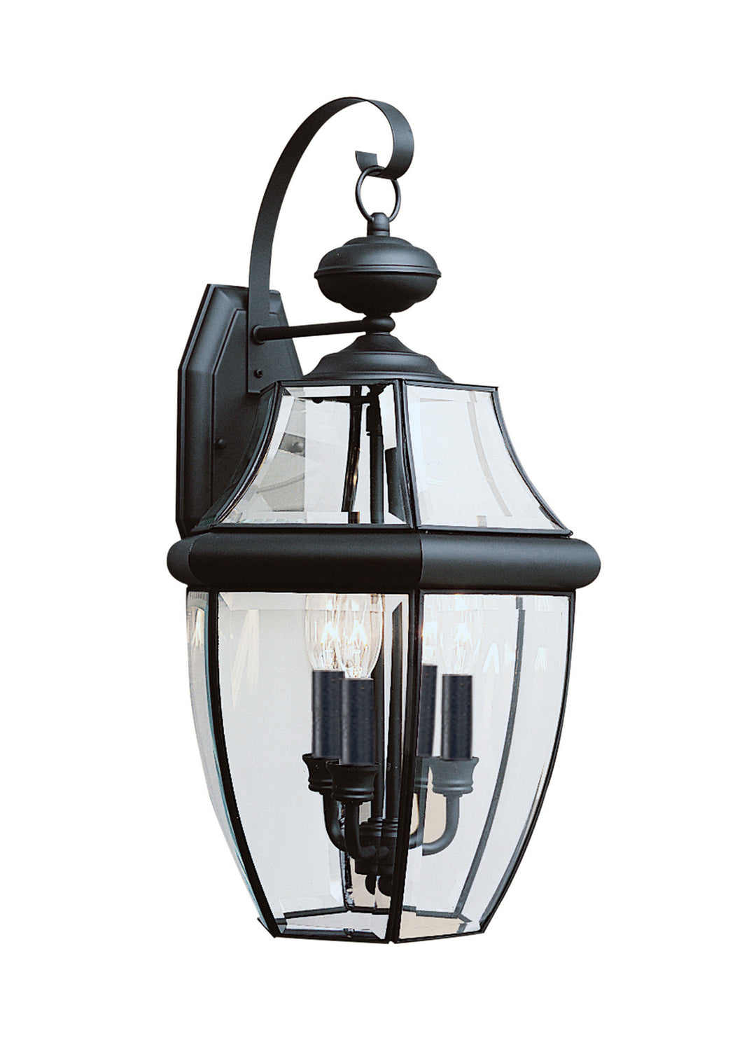 Generation Lighting Canada - 8040EN-12 - Three Light Outdoor Wall Lantern - Lancaster - Black