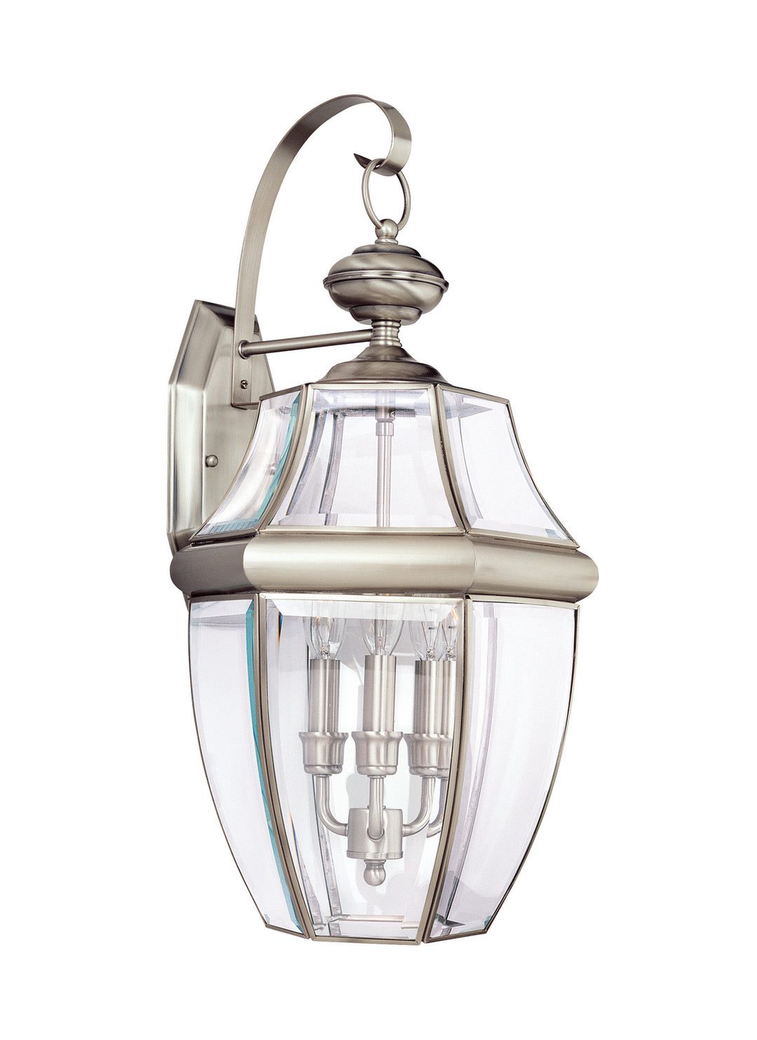 Generation Lighting Canada - 8040EN-965 - Three Light Outdoor Wall Lantern - Lancaster - Antique Brushed Nickel