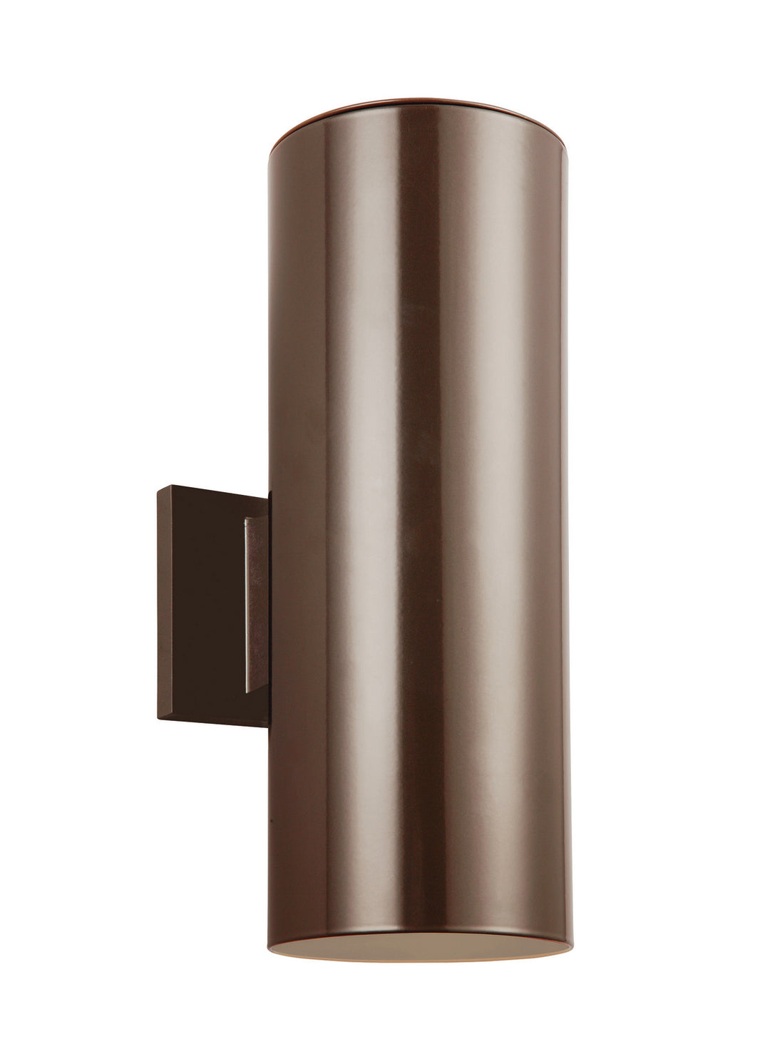 Outdoor Cylinders Two Light Outdoor Wall Lantern in Bronze - available from The Lighting Shoppe, trusted by Canadian homeowners