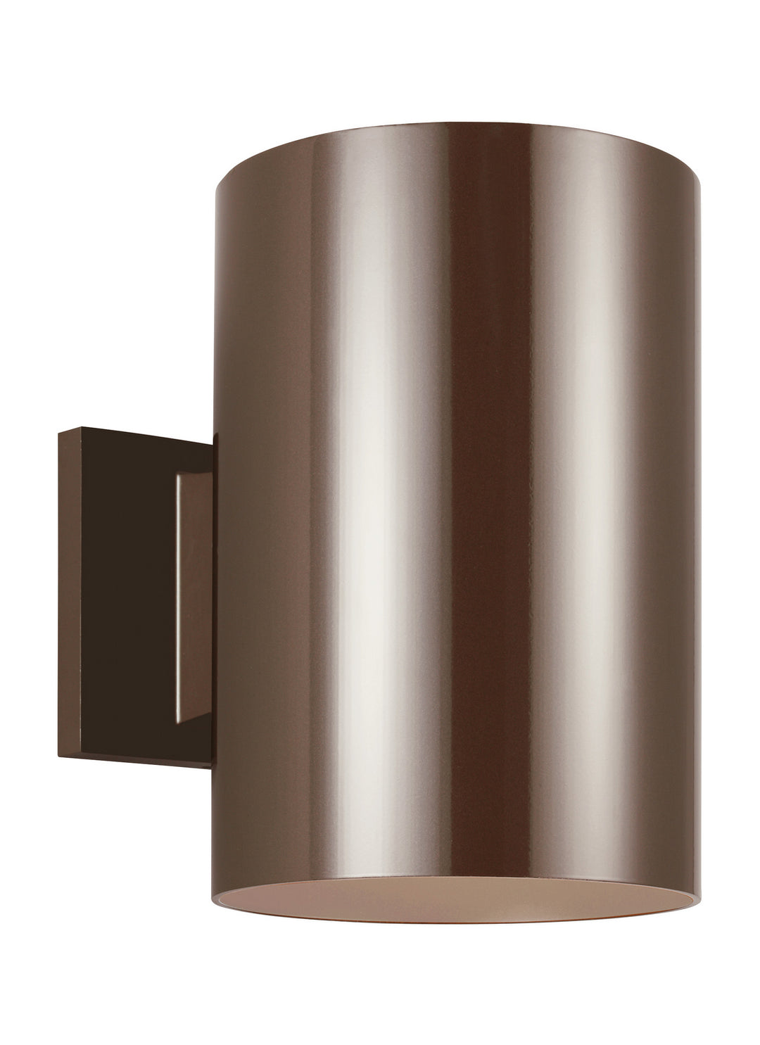 Outdoor Cylinders One Light Outdoor Wall Lantern in Bronze - available from The Lighting Shoppe, trusted by Canadian homeowners